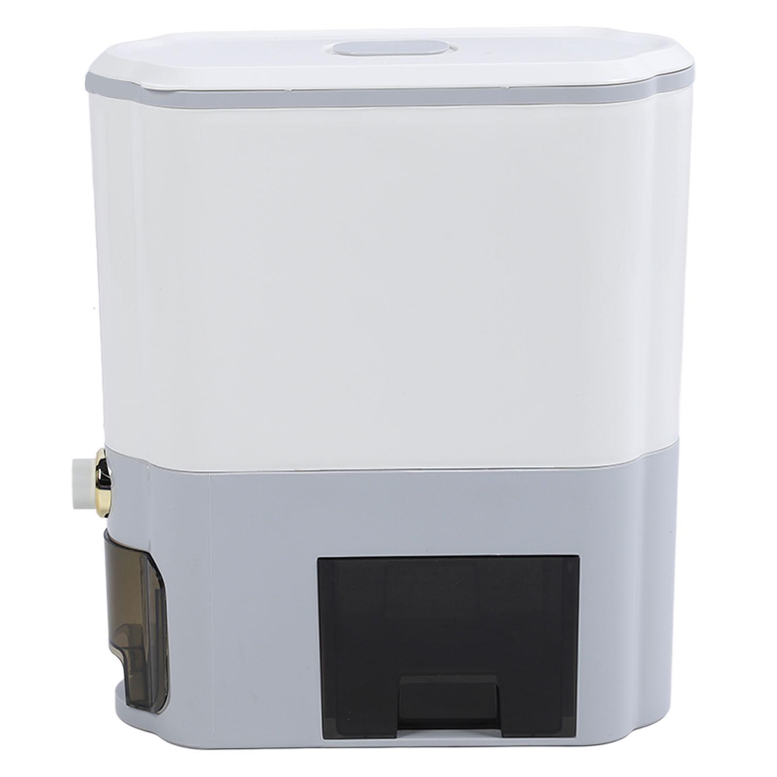 

Rice Dispenser with Lid PP 11kg High Temperature Resistance Press Type ed Rice Storage Container for Grains Beans