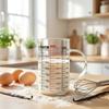 KITCHEN MEASURING JUG 500 ml HEAT-RESISTANT WITH MEASURING GRADUATION GLASS