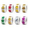 1 Roll PresentStar Sealing Stickers Flash Gradient Color Pretty School Classroom Kids Reward Decals