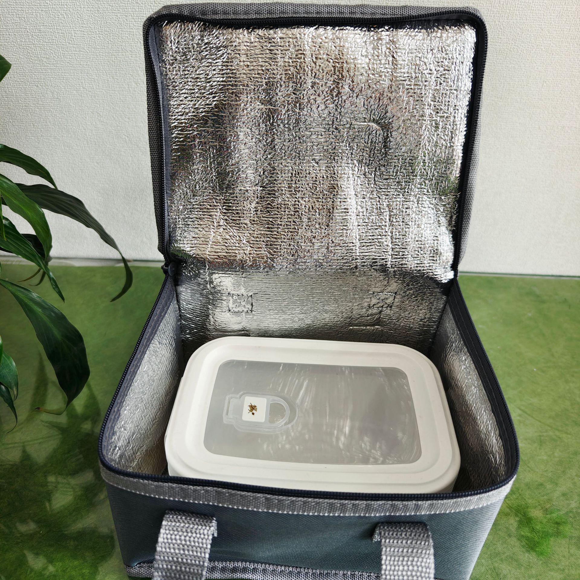 

Insulated Waterproof Bento Lunch Bag for Students & Office Workers - Custom Logo Available