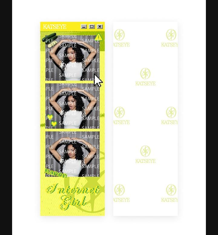 Official KATSEYE 'Internet Girl' Photo Strip - Y2K Aesthetic Collectible