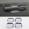 4*Chrome Door Handle Bowl Cover Trim For - Jeep Gladiator JT Accessories
