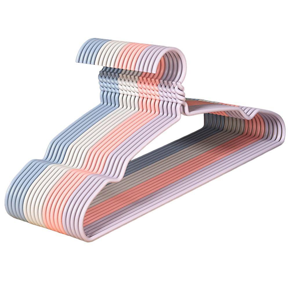 Durable 43cm Clothes Hangers Non Slip Stainless Steel Clothes Rack Clothes Storage Hangers Clothe