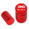 For Dacia Duster Logan Sandero Lodgy Dokker Stepway Mcv 2 Solenza La 4Pcs Metal Car Tire Valve Caps Wheel Dust Cover Accessories Stem Caps1