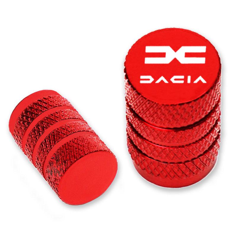 For Dacia Duster Logan Sandero Lodgy Dokker Stepway Mcv 2 Solenza La 4Pcs Metal Car Tire Valve Caps Wheel Dust Cover Accessories Stem Caps1