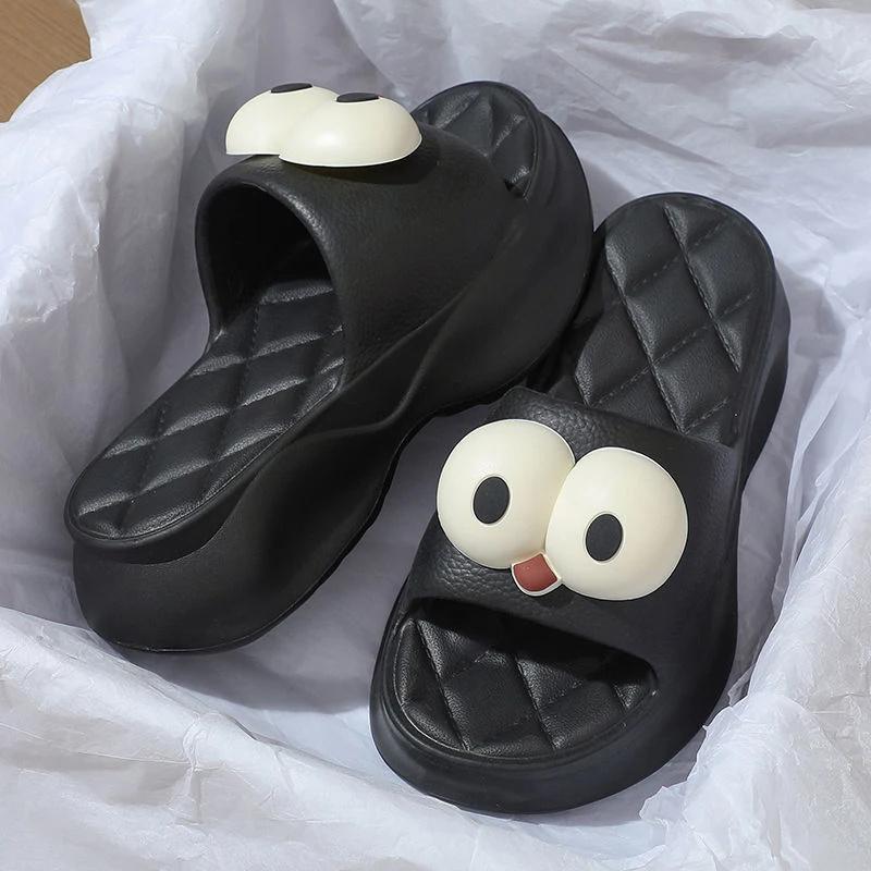 1 Paar Cartoon Lustig Großes Auge Schuhschnalle DIY Dekoration Schuhanhänger Schuhzubehör Party Jungen Mädchen Geschenk