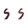 Mini Personalized Decorative S Metal Car Emblem Sticker