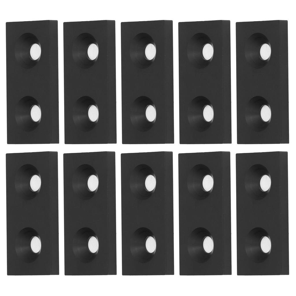 10Pcs Aluminum   End   Alloy Metal Cover Plate Linr Moving Parts 3060 Double Holes