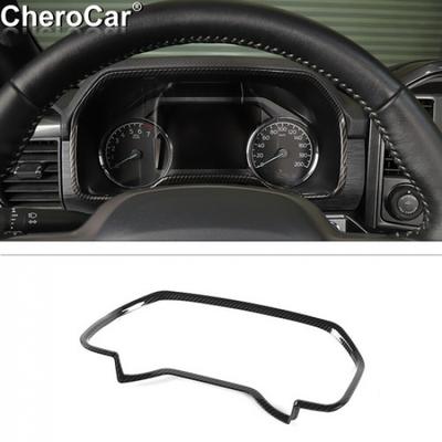 For 21+ F150 Interior Dashboard Panel Frame Decoration Carbon Fiber Accessories