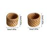 Natural Material Handwoven Rattan Napkin Rings Handmade Rattan Napkin Buckle  Wedding Party Use