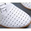 Women Hollow Out Oxford Shoes Girls Ballerina Soft Sole Flats Genuine Leather Loafers Summer Lace Up Flats Shoes