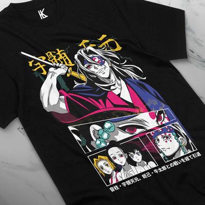 Tengen Uzui Tričko Zvukový Pilíř Suma Makio Hinatsuru Demon Slayer Anime Tričko Bavlna Velikosti S-5XL
