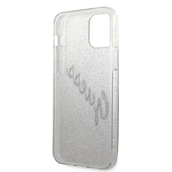 Guess Guhcp12Mpcuglsgo Iphone 12/12 Pro6,1 Złoty/Gold Hardcase Glitter Gradient Script