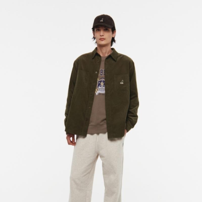KANGOL Corduroy Shirt Khaki 7065