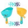 2 Set of Soft Flying Disc for Kids Assorted Color Plastic Outdoor Sports Prop Summer Outdoor Activities
