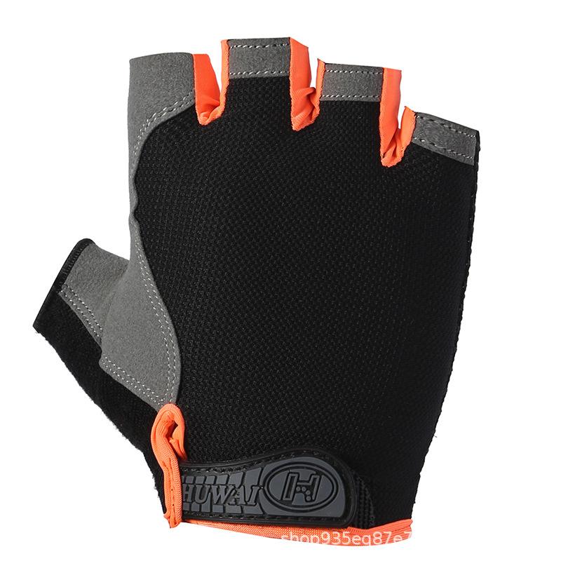Fitness gloves, half-finger thin, breathable, non-slip, good elasticity, outdoor riding, mountaineering, cycling, sports half-finger gloves
