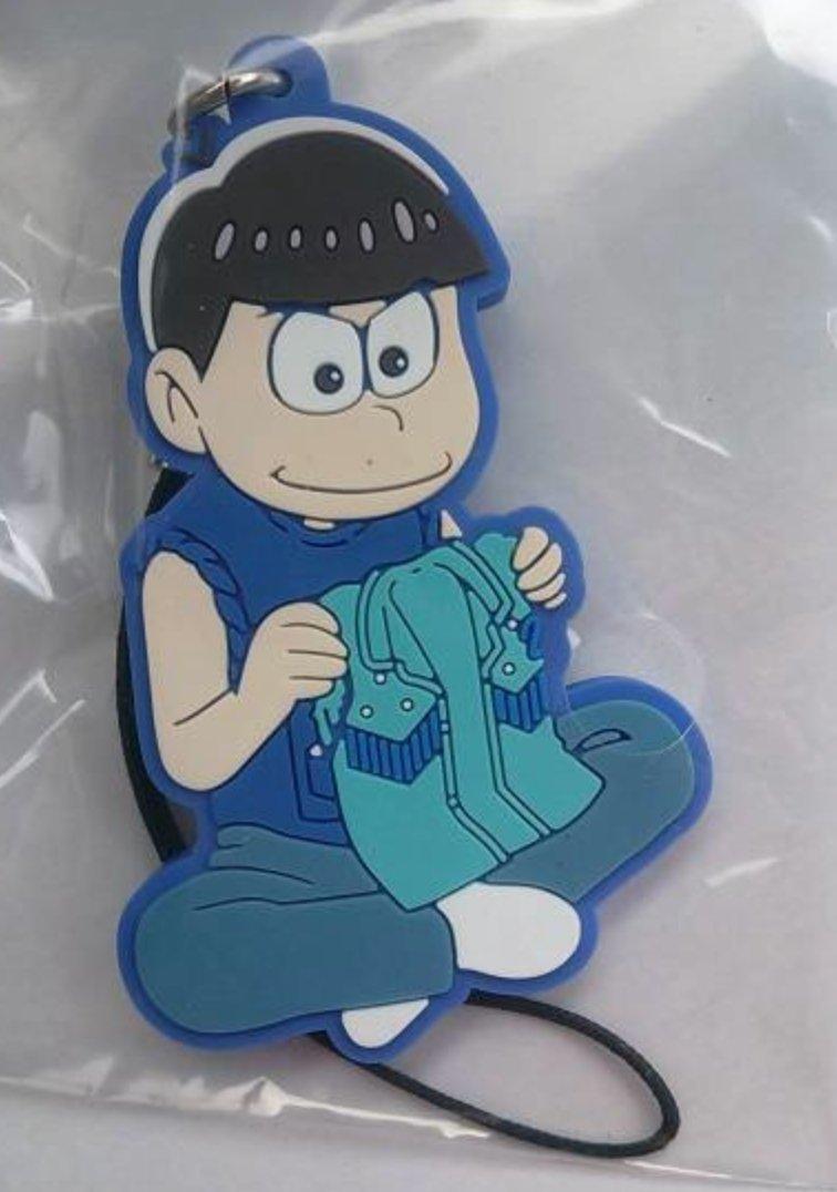 Karamatsu Ichiban Kuji Backstage Edition 9th Prize Waiwai Dressing Room Rubber Strap Osomatsu-san ~Idol Live~