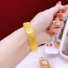 Hollow Carved Retro Bracelet Peacock Open Screen Buckle Bracelet
