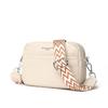 Genuine Leather Wide Shoulder Strap Single-shoulder Bag Soft Leather Casual Crossbody Bag Casually