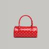 Super Popular Niche Polka Dot Bag for Women, 2025 New Exquisite Mini Versatile Crossbody Bag, Hot-selling Hand-held Cylindrical Bag