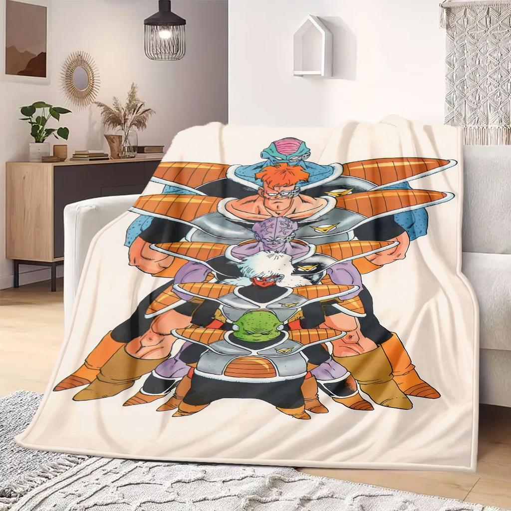 DragonBall anime Flannel Blanket Warm,Comfortable,Suitable for Bedrooms,Sofas,Beds,Chairs,Picnics,Travel