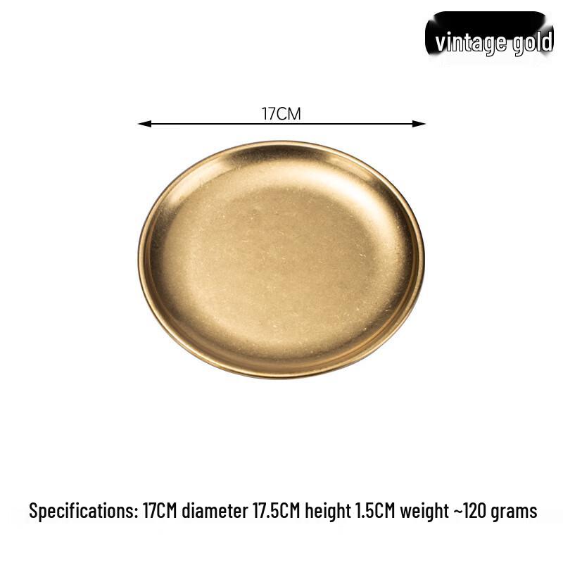 ZISIZ Extra Thick Round Serving Plate