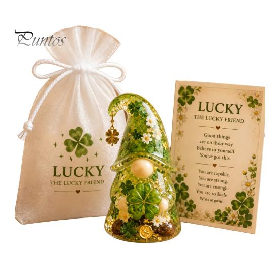 Gnome Statue Emotional Support Pocket Gift, Encouragement Figurine for Desk Decor, Motivational Keepsake Friends, Positive Energy And Luck Charm