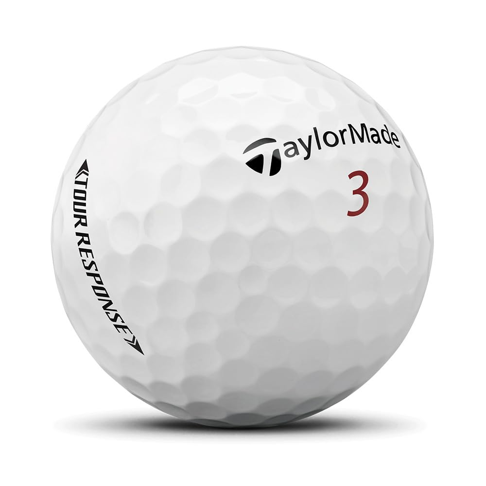 TaylorMade Tour Response SV Golf Balls (White/FF/Men's) - Pack of 3