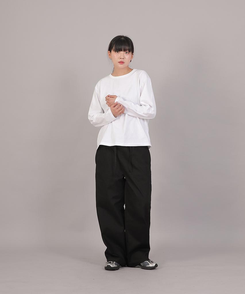 SAINTCREW Core Wide Elastic Waist Pants Mwp-391 Black