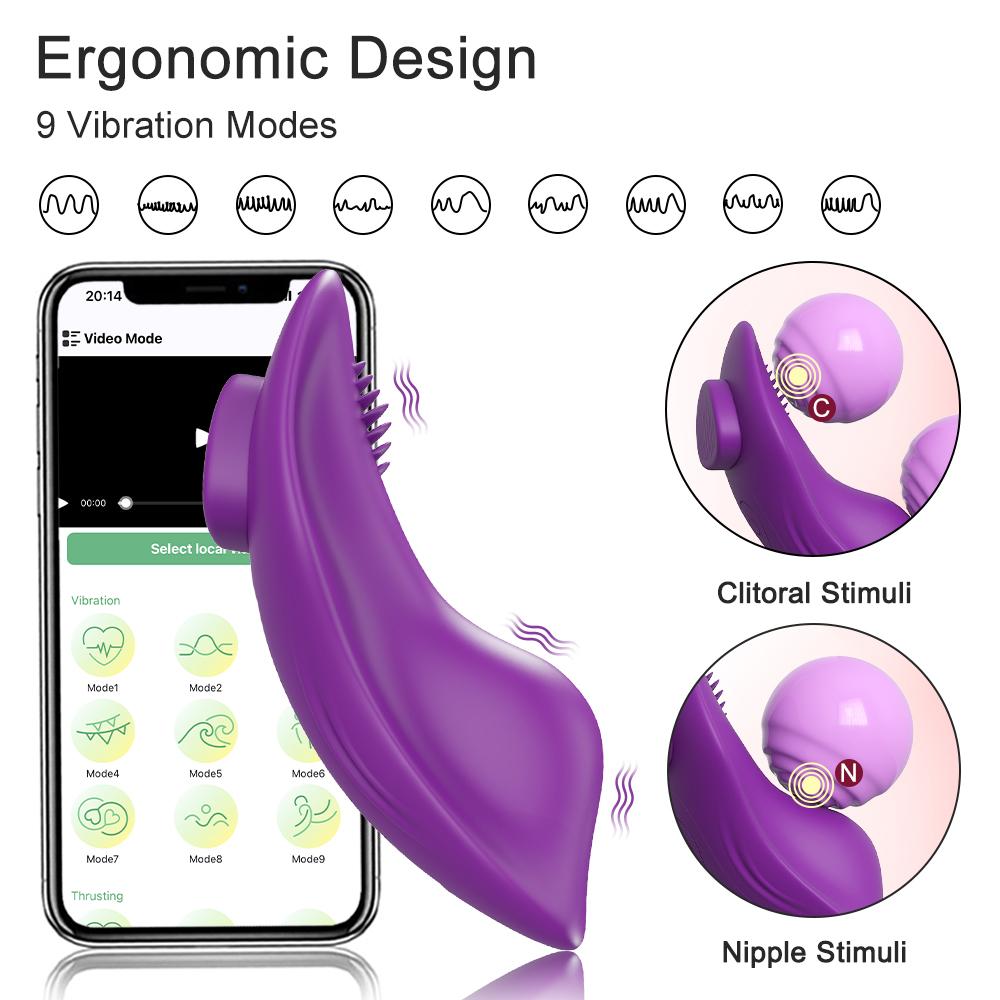 App Control Clitoris Clit Stimulator Vibrator Women Wearable Vibrators Female Masturbation Magnetic Panties Sex Toys For Adults