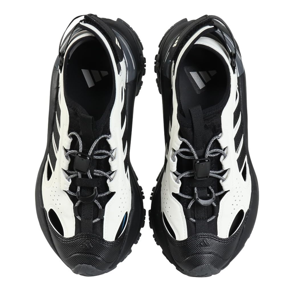 Adidas Sneaker Platform Sports Core Size Men's Sandals, Sandals, White/Grey Six/Core Black, 25.5cm