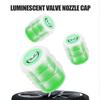 4/8pcs Car Styling 3D Fluorescent Green Glowing Luminous Valve Stem Caps For Opel Corsa d Astra h g Zafira b a Vectra c Insignia