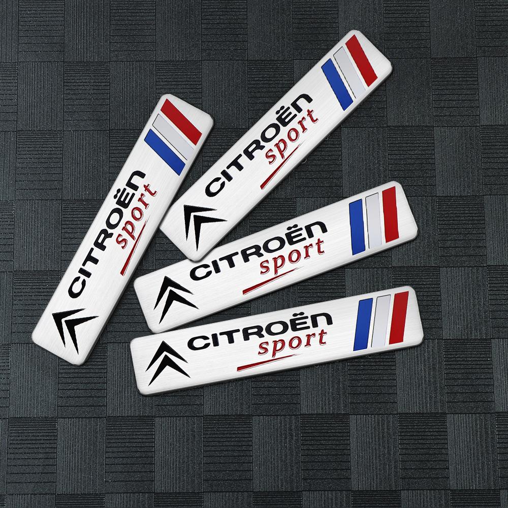 Autodoplňky 3D kovová slitina Logo motorsportu auta Samolepky na karoserii a kufr pro Citroen C1 C2 C8 C-ELYSEE Berlingo C3 C4 C4L C5 C6 C7