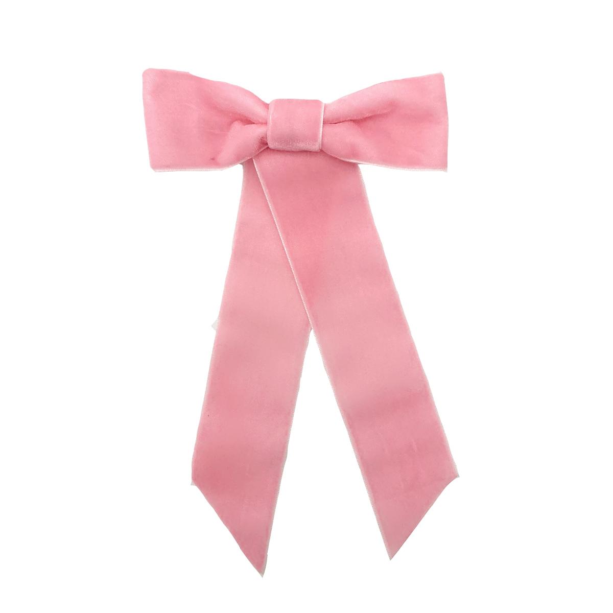 

Lystrfac Vintage Velvet Ribbon Bow Barrette Hair Clips For Women Simple Hairpin Top Clip Ladies Hairgrips Hair Accessories