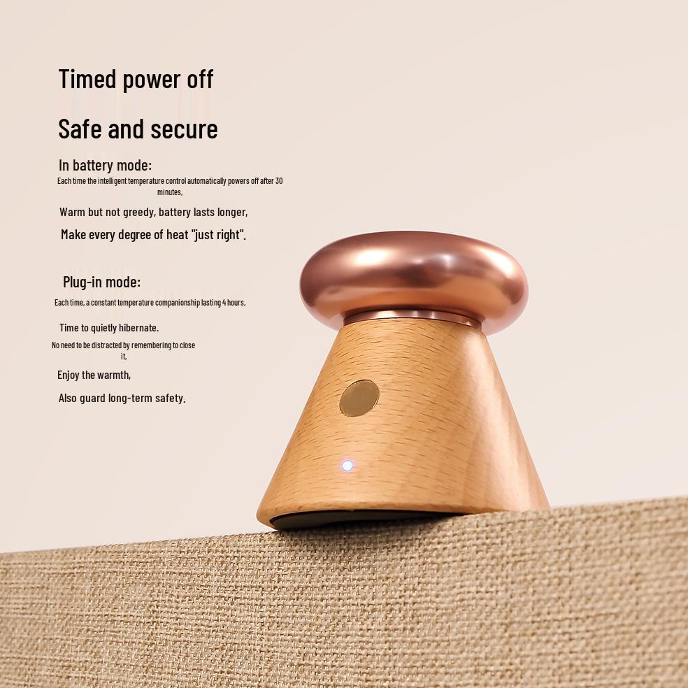 Solid Wood Temperature-Controlled Aromatherapy Diffuser