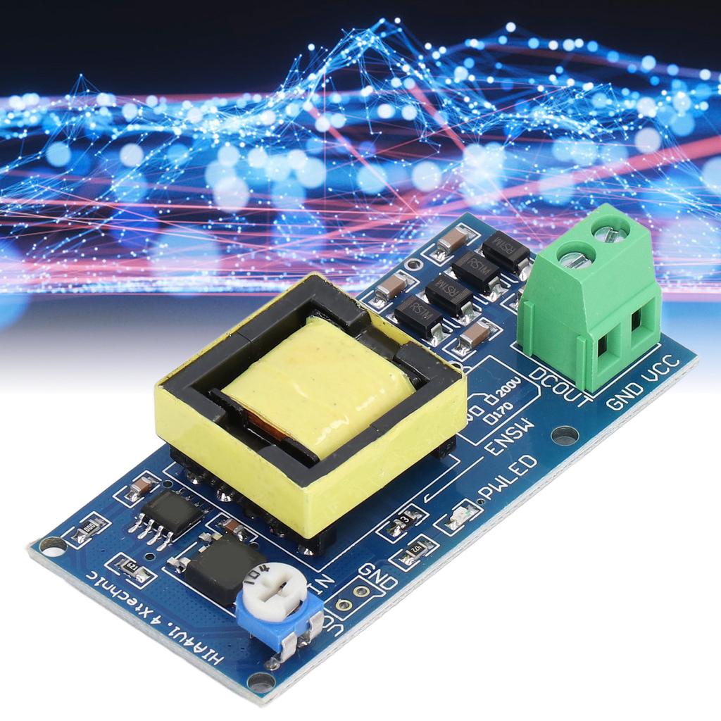 DC To DC Boost Converter PCB Adjustable for Security 5‑12V Boost To 300‑1000V 2~20mA