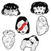 Metal Brooch Stunning With Playful Facial Expressions For Creative Accessories Fashion