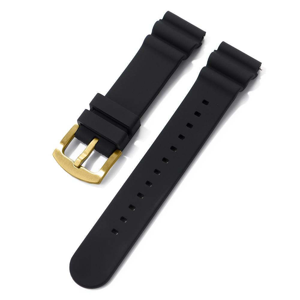 20mm 22mm Quick Relase Silicone Rubber Watch Strap Sports Watchband Waterproof Watch Band Black Green Blue Wristband Bracelets