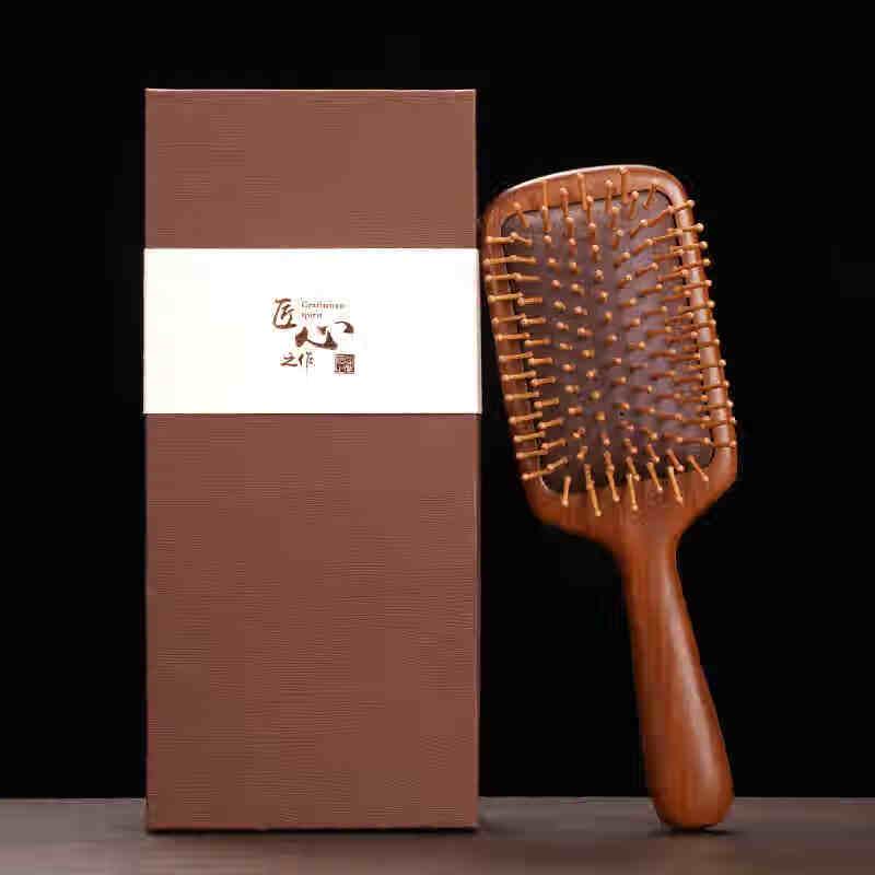 Allies Golden Sandalwood Air Cushion Massage Hairbrush