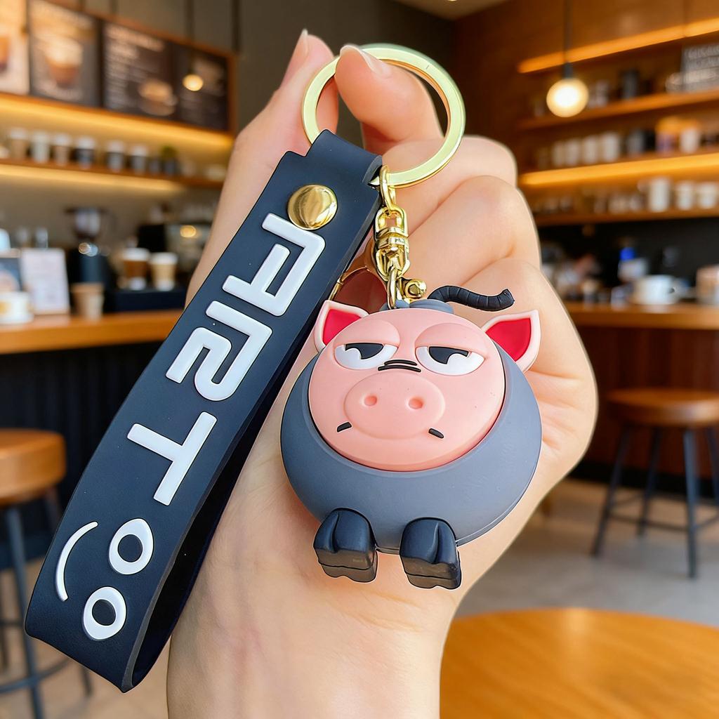New Fun Keyrings Italian Brainrot Animals Keychain Tralalero Tralala Tung Tung Tung Sahur Ballerina Cappuccino Doll Toy Gifts