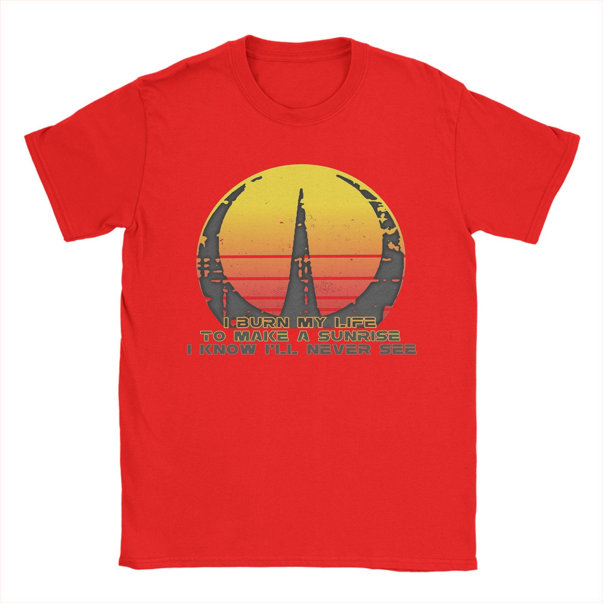

Andor Sunrise TShirt Men Funny Cotton Tee Shirt O Neck Short Sleeve T Shirt Plus Size Clothing S