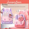Cartoon Labubu Kids School Backpack With Led Lights For Preschool Boys And Girls