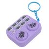   Keychain Colorful Lights DJ Disc Player Design Automatic Play and Self Press Mode Portable DJ Keyring
