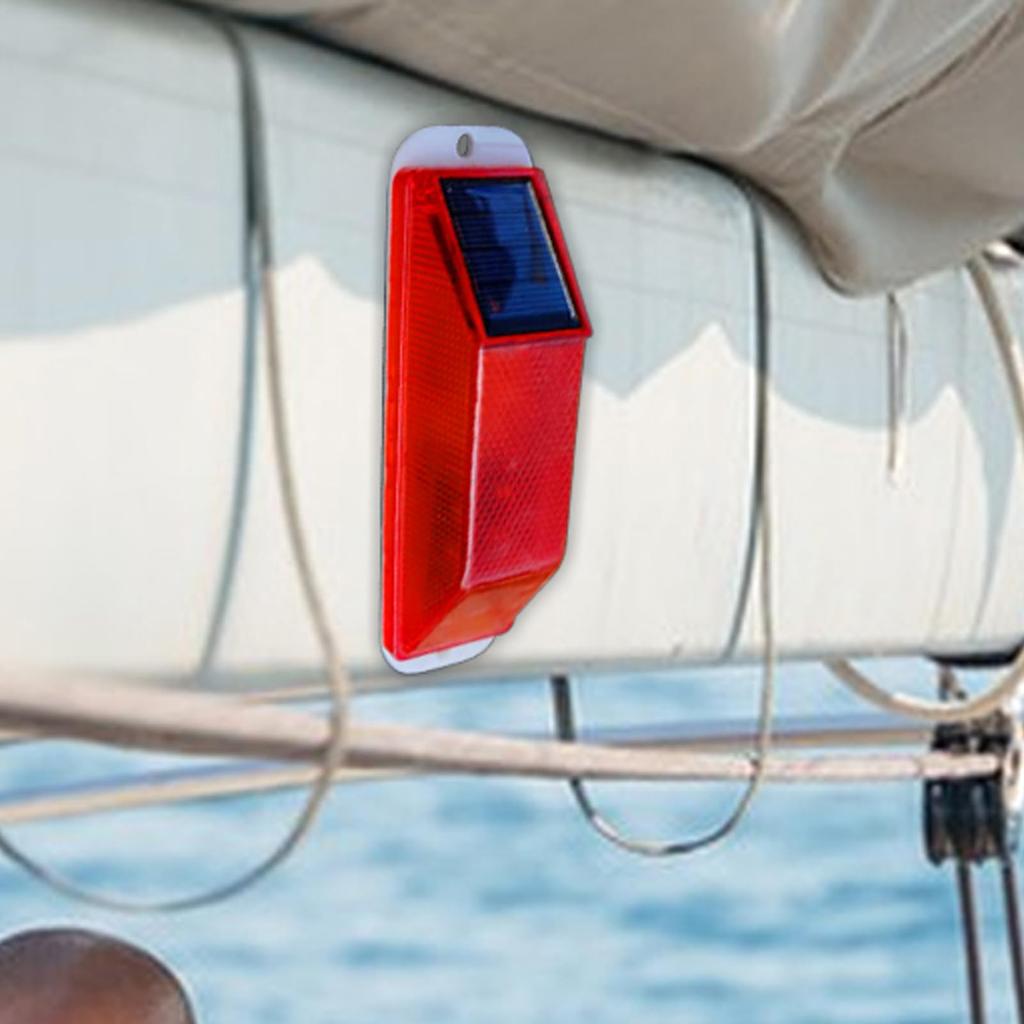 Solar Warning Light, Pack of 1, Outdoor, Waterproof, Solar Charging, Security Alarm, Motion Sensor,