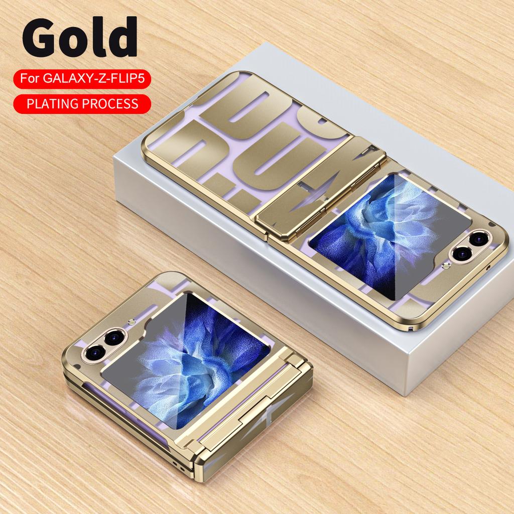 Průhledný kryt s panty pro Samsung Galaxy Z Flip 6 5 4 3 Krásný celoplošný odolný kryt pro Galaxy Z Flip6 Flip5 Flip4 Flip3