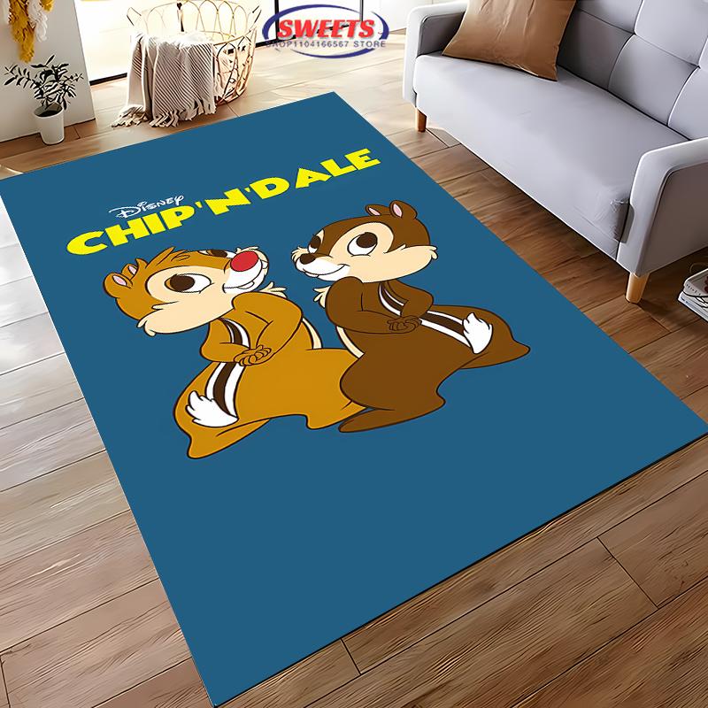 

New Shelves! Disney Chip n Dale Rescue Rangers Carpet, Living Room Bedroom Office Area Children s Room of Choice, Non-slip Mat 40x60cm (16x24in)