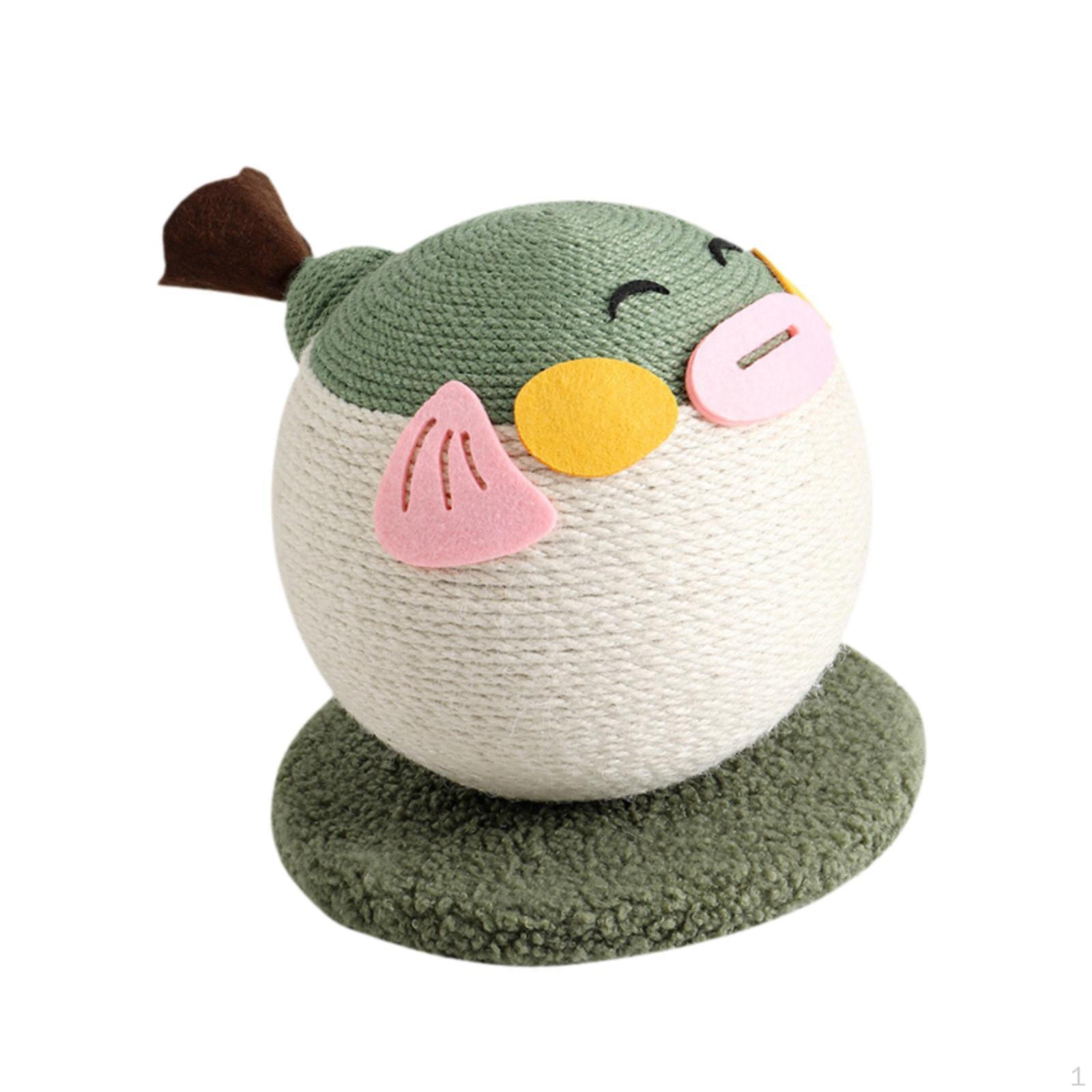 

Когтеточка для кошек, мячик для царапания, подарок для упражнений, интерактивная игрушка, защита мебели зелёный