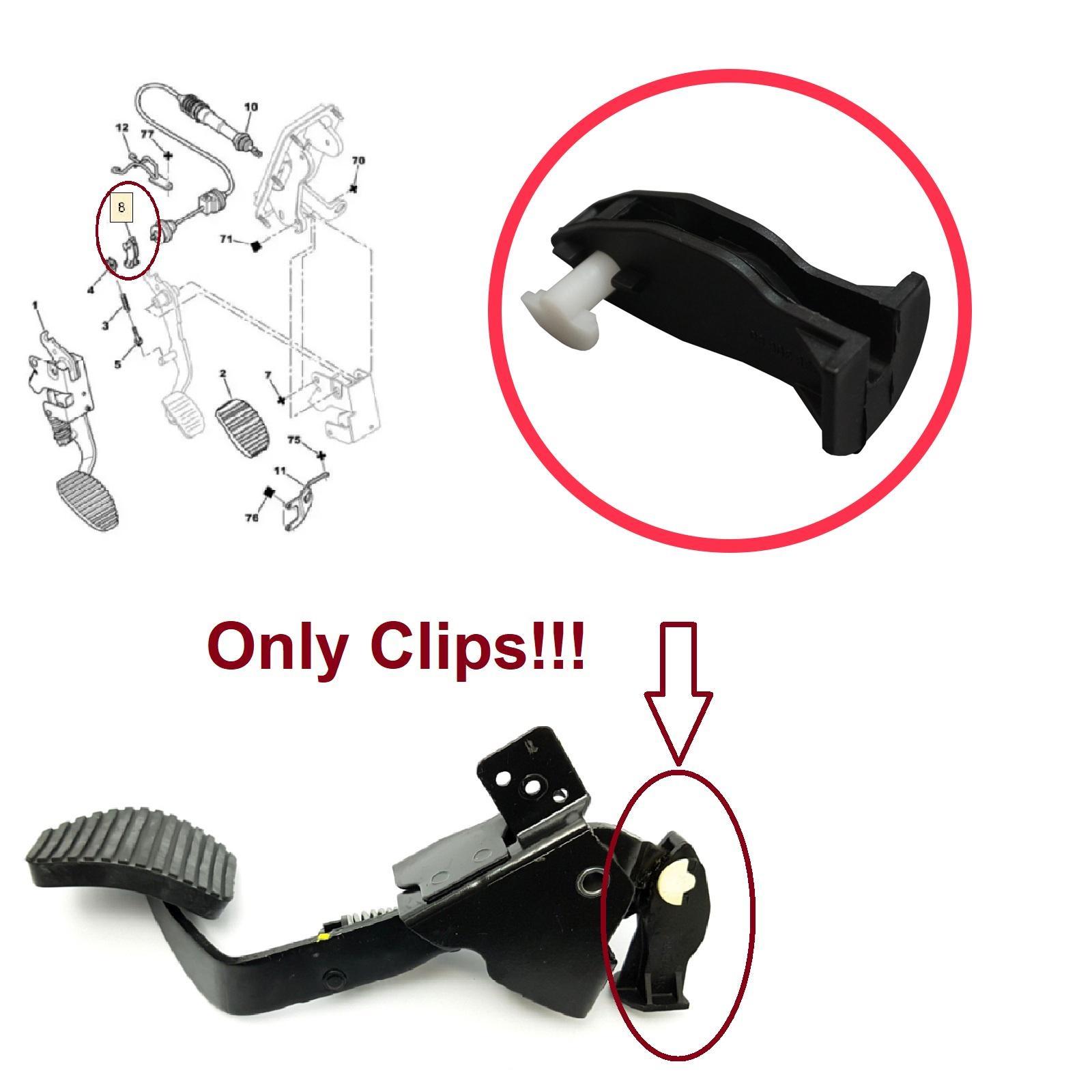 XUKEY – 10 Clip Per Cavo Ripiano Bagagliaio – Adatte Per Citroën C2, C3, Xsara Picasso, DS3, XM