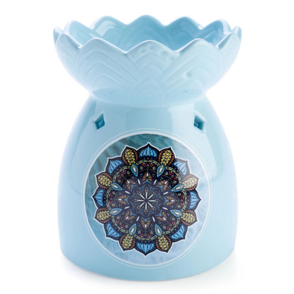 Calming Oil Burner with Bowl (Mandala)