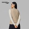 SAUCONY Removable Merino Tencel Crew Neck Simple T-Shirt Women Tops SA1250LT82L
